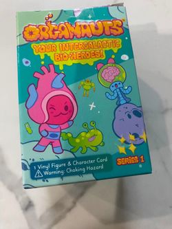Organauts Figure Series 1 Blind Box Bio Heroes and Card Rocky