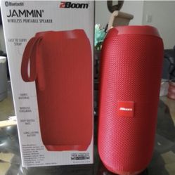 2BOOM Red Wireless Portable Speaker (Negotiable)