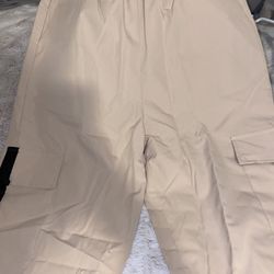 Shien Beige Cargo Pants