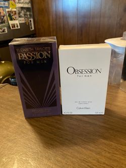 2 New 1980s Men's Colognes: Elizabeth Taylor Passion & Calvin Klein Obsession