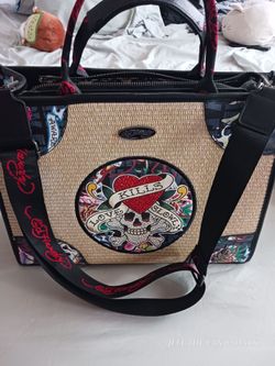 Ed Hardy Love Kills Slowly Tote Bag