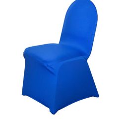 Spandex royal blue chair covers 100