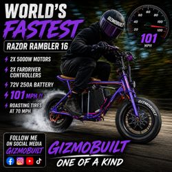 101,mph razor rambler 16