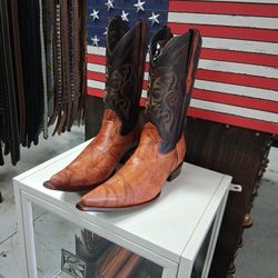 Botas De Piel De México Cómodas Estilo Vaquero 