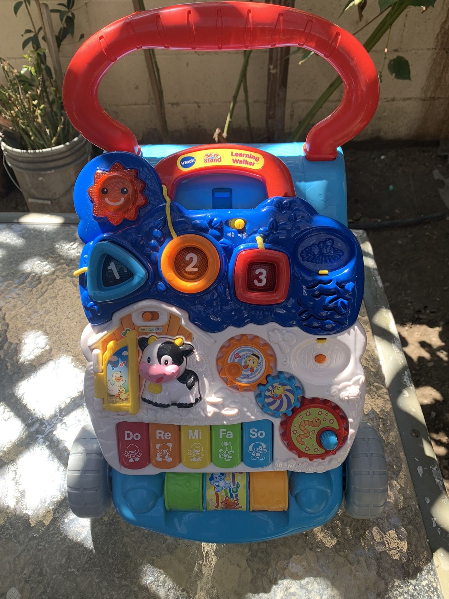 V Tech Sit To Stand Learning Walker