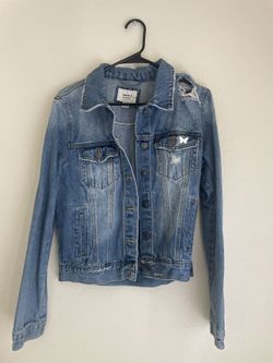 Forever 21 Ripped Womens Jean Jacket