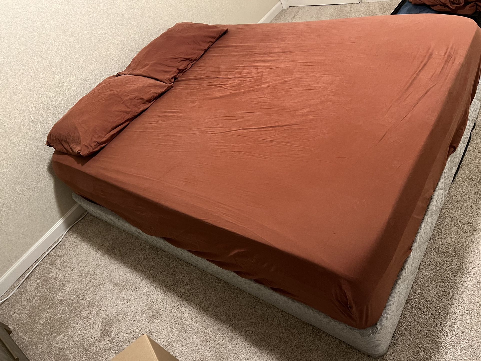 Queen Size Bed Frame + Mattress – Free (Pickup Only)