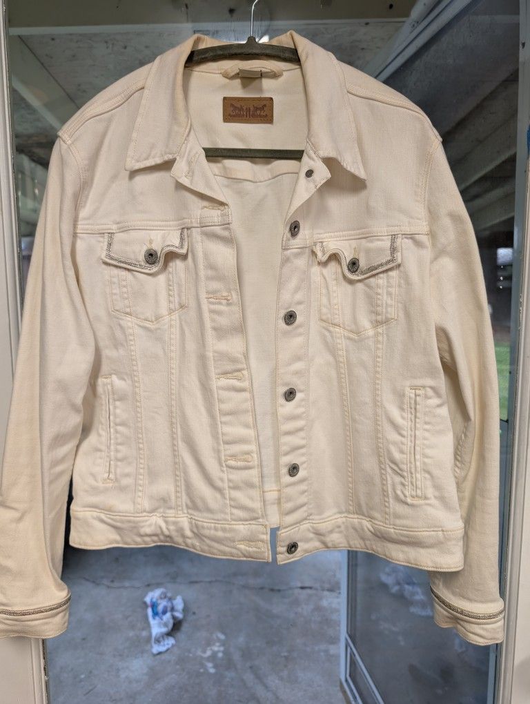 Levi's White Denim Jacket