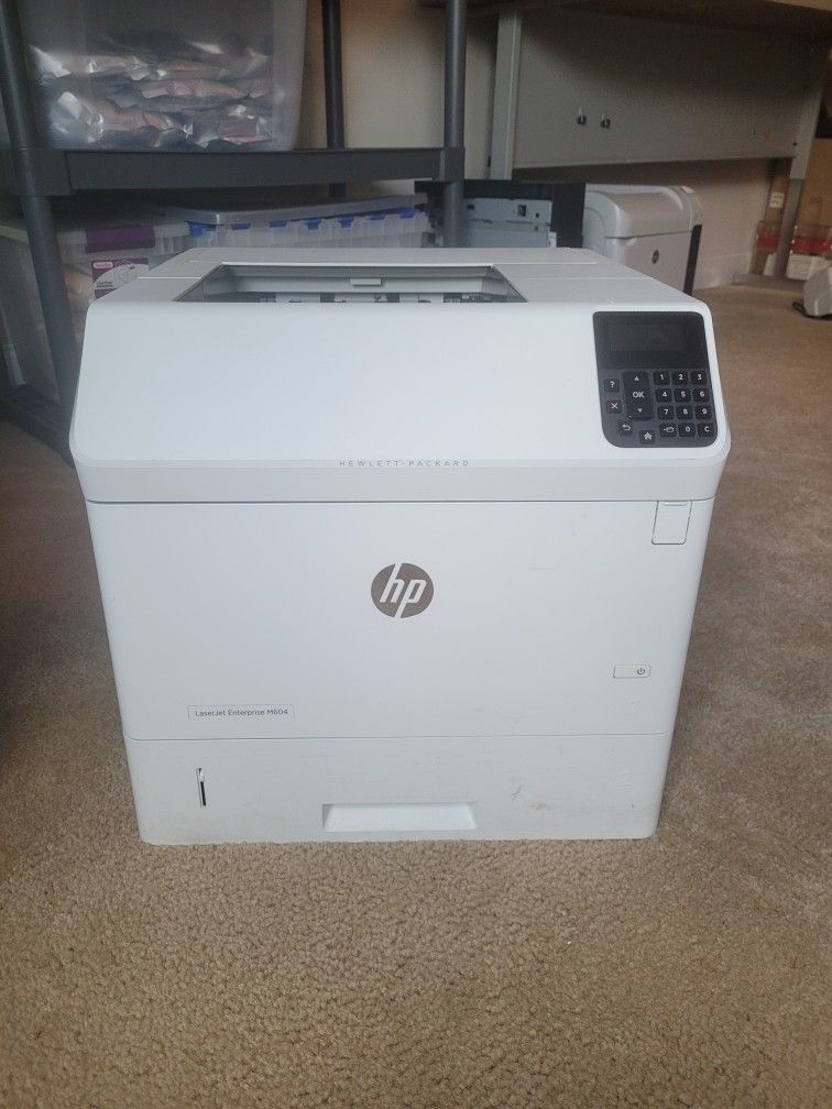 HP LaserJet Enterprise M604 Monochrome Laser Printer with Toner/Duplexer
