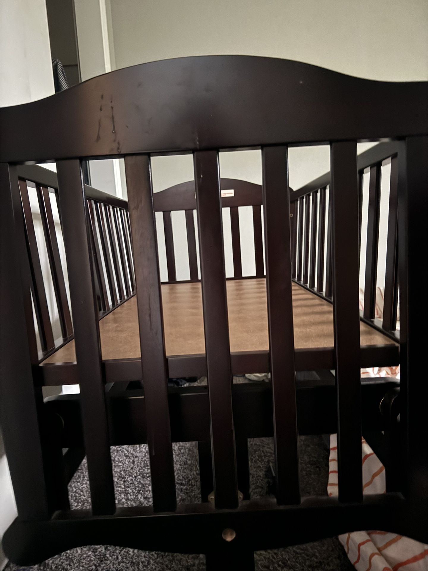 Wooden Baby Crib 