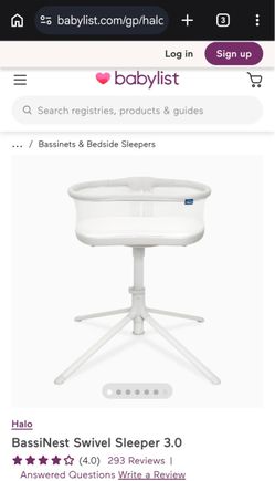 Halo BassiNest Swivel Sleeper 3.0