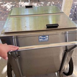 Stainless Steel Push Cart
