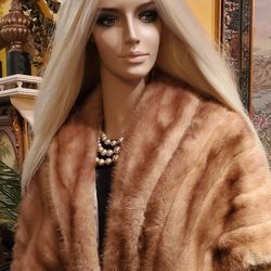 Gorgeous Mink Fur Cape