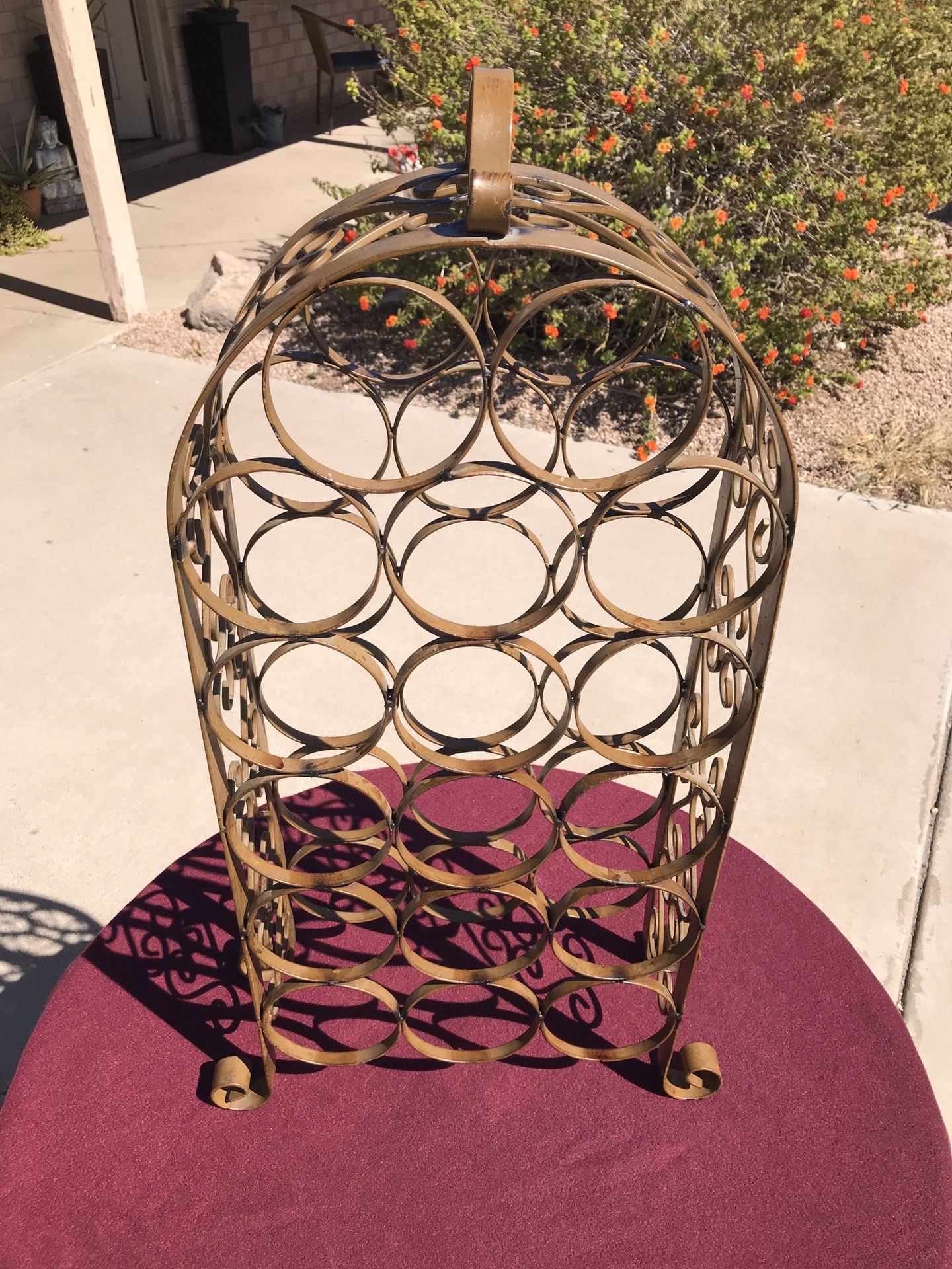 Steel Painted Wine Rack
