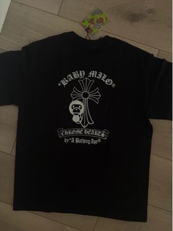 BAPE x Chrome Hearts Black T-Shirt Medium