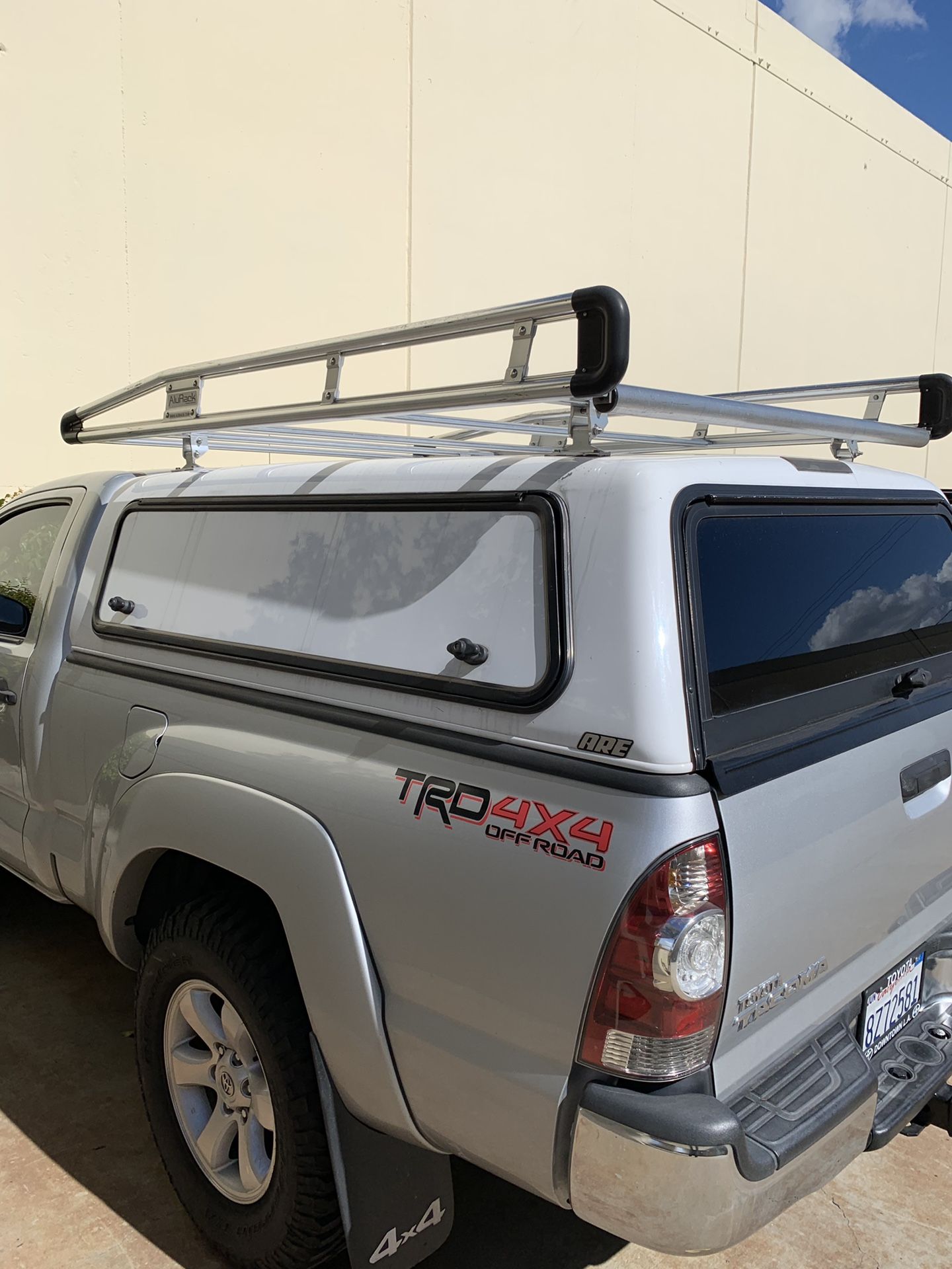 ARE Work Camper Shell with AluRack Aluminum Rack for Sale in