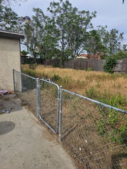 Chain link fence