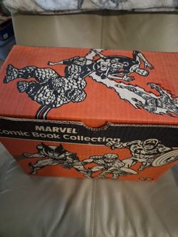 Marvel comic book collection box.