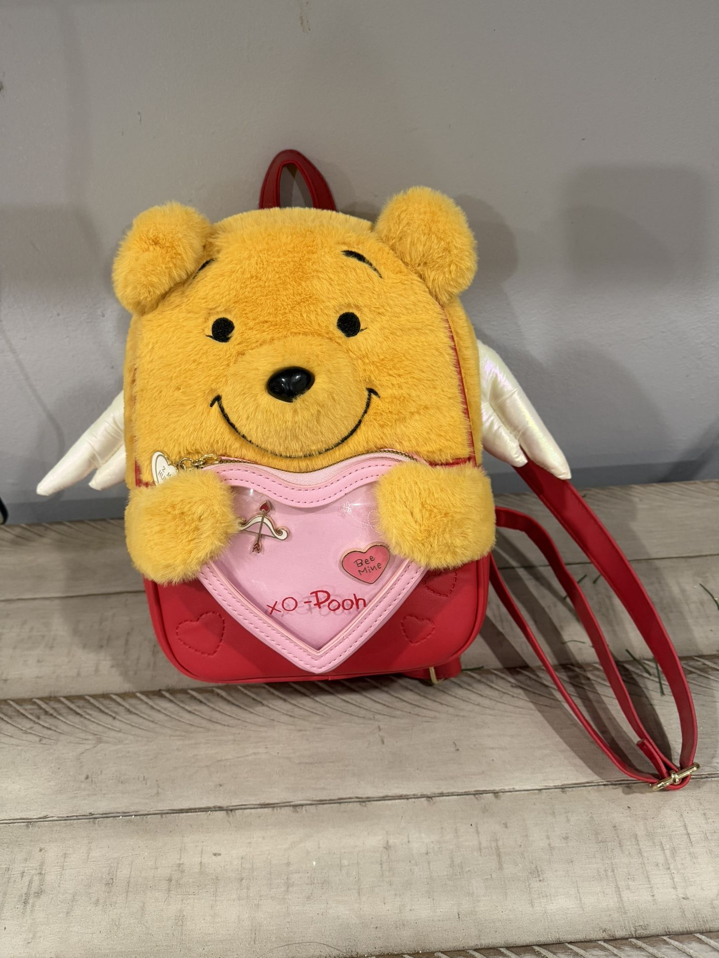 Hot Topic Winnie The Pooh Valentines Backpack