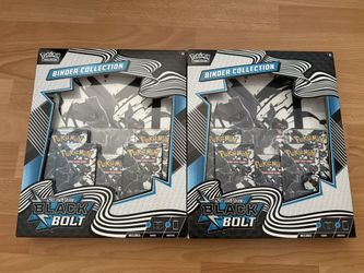 Pokemon Black Bolt Binder Collection