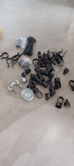 New big lot of chain link fence parts $10 for all of it deal