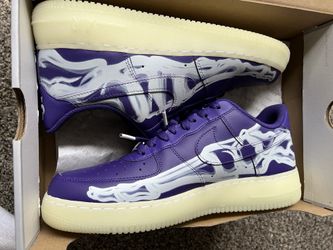 Nike Air Force 1 Purple Skeleton