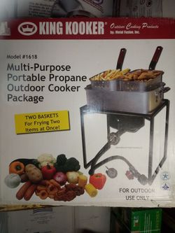 king kooker multi purpose portable propane outdoor cooker