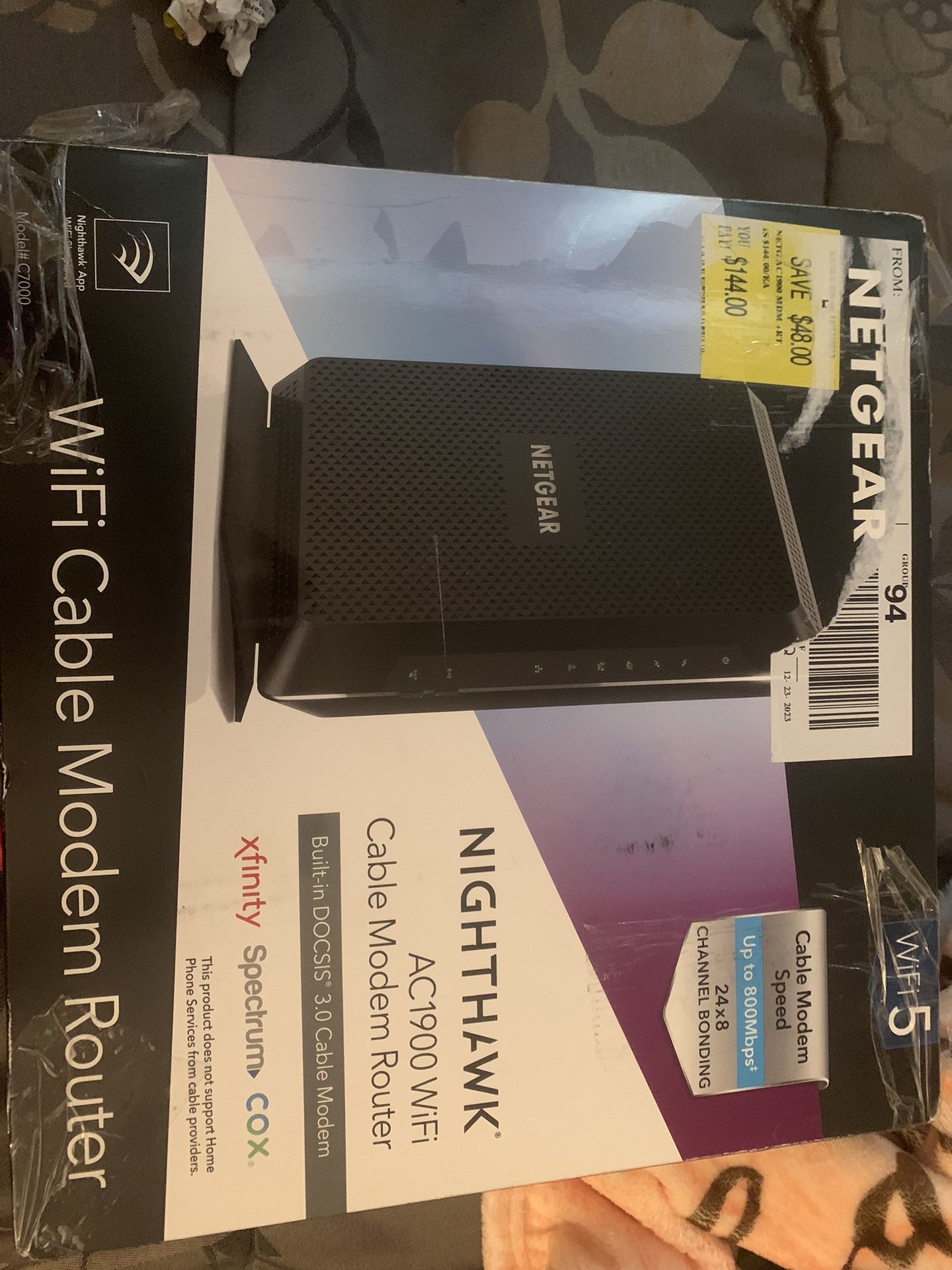 Nighthawk Ac1900 Wifi Cable Modem Router