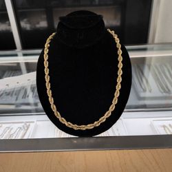 10k Solid Gold Rope Chain 96 Grams 22 Long Layaway Available 10% Dwon If You Interested Please Make Sure You Ask For Maribel Thank You 
