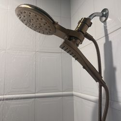 Moen Dual Shower head Brushed Gold 