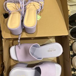 Sandals, heels, sneakers, flats 