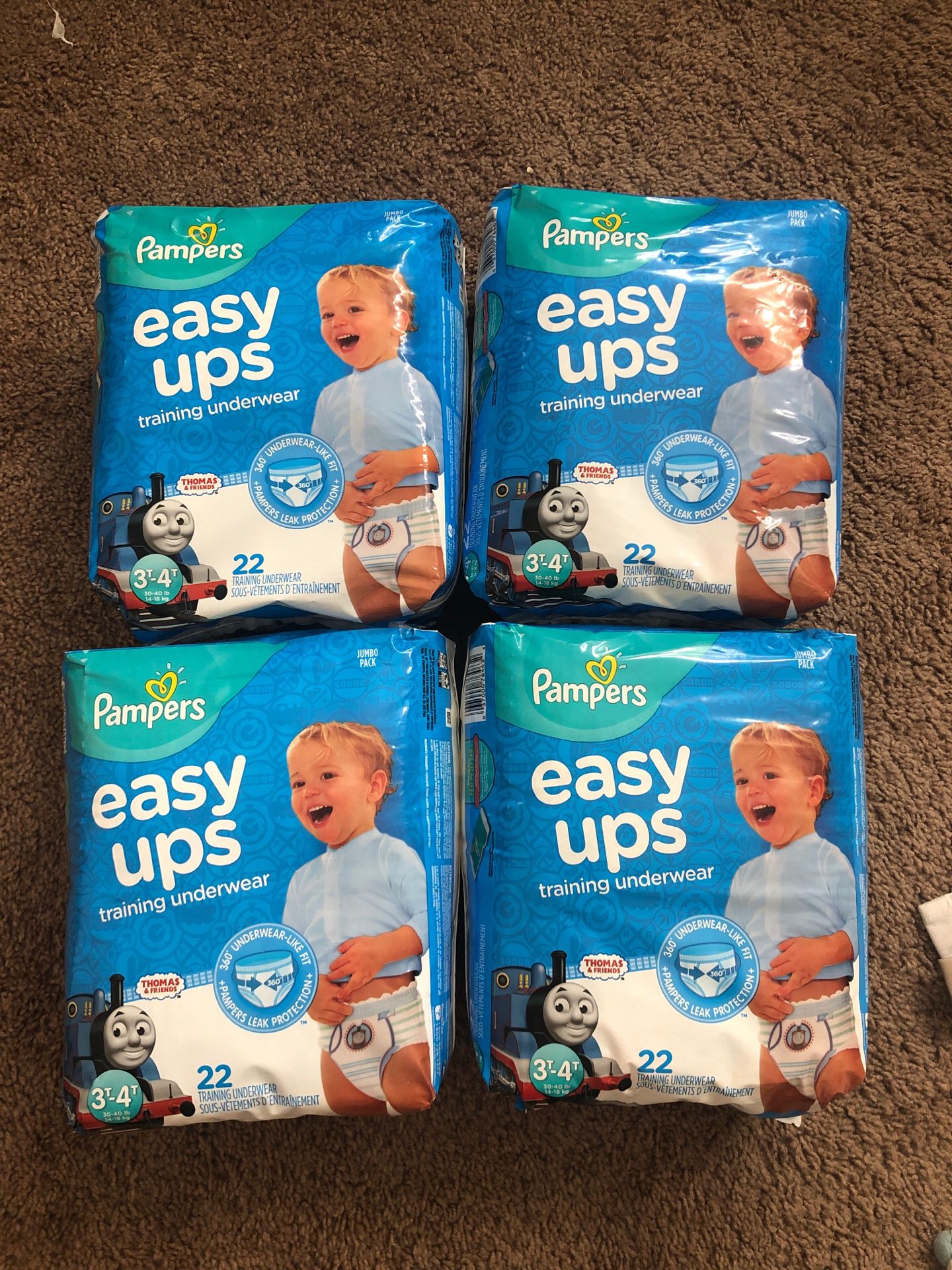 Pampers Easy Ups Thomas Diapers 3T-4T