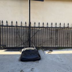 Full Wrought Iron Fence Set + 15ft Sliding Gate – 57” Tall – San Fernando