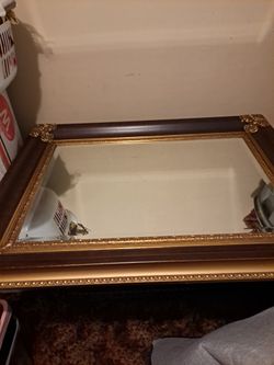 Big Ornate Decorator Mirror