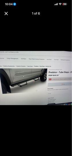 Toyota Tacoma Predator Tube Steps - Double Cab