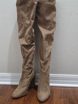 Suede Over The Knee Boots