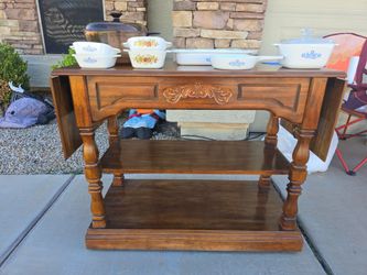 Antique drop leaf table