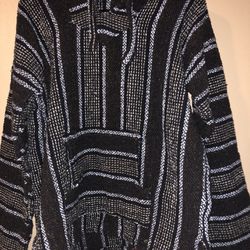 Mexican Poncho Baja Sweater