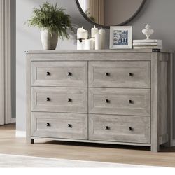 Modern 6 drawer dresser