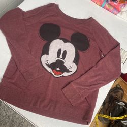 Mickey Mouse with the mustache sweatshirt!