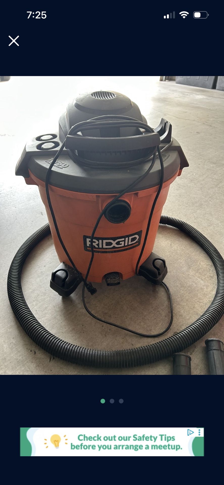 16 Gallon 5.0 Peak HP Wet Dry Vac