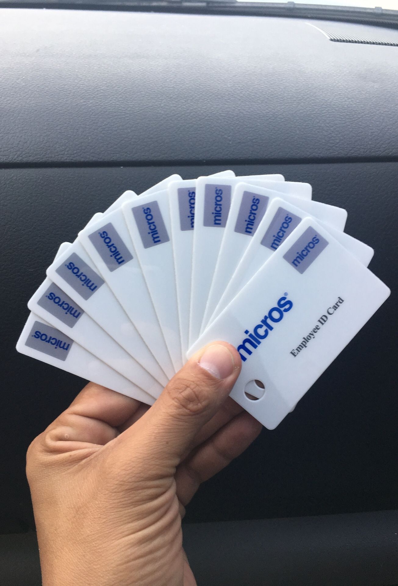MICROS EMPLOYEE ID CARDS