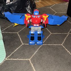 Optimus Prime Jumbo Jet Wing Racer 