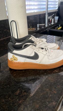 Nike Air Force 1 Low White Gum Sole Sneakers