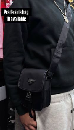 Prada Re-nylon Single Shoulder Bag Black