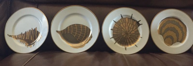 Fitz and Floyd coquilles combiness set of 4