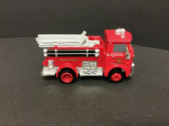 Mattel Disney Pixar Cars 3 Red Firetruck 1:55 Metal Diecast Toys Car