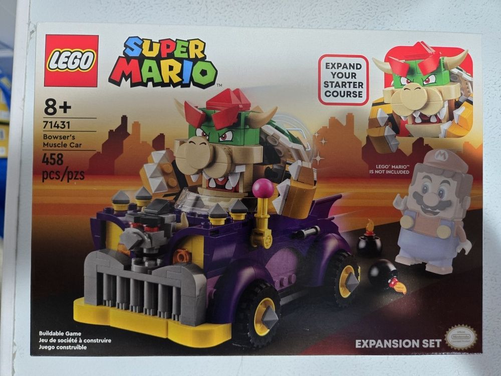 NEW LEGO SUPER MARIO BOWSER'S MUSCLE CAR 71431