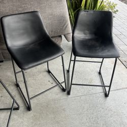 Two Black Stools