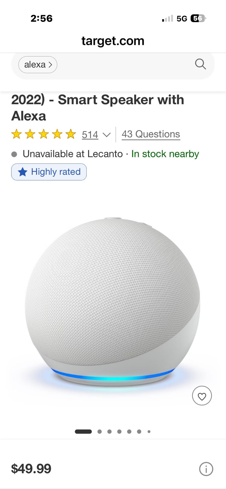 Alexa Echo Dot 5th Generation X2